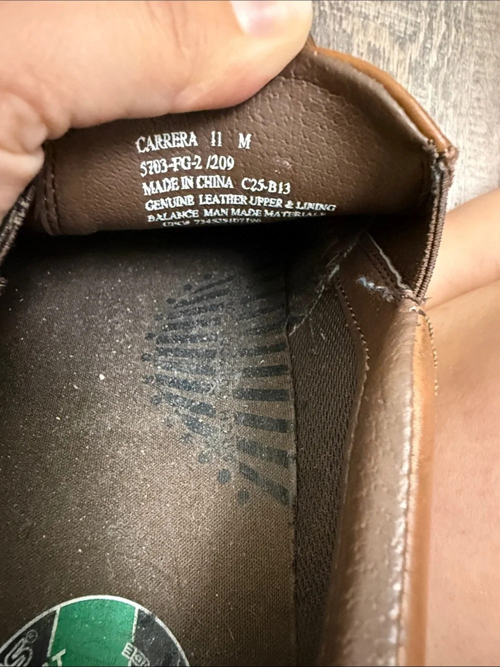Skechers Men's Carrera Brown Leather Slip-On Loafers